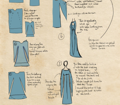 [Gratuit] Tuto de Robe de Guenièvre