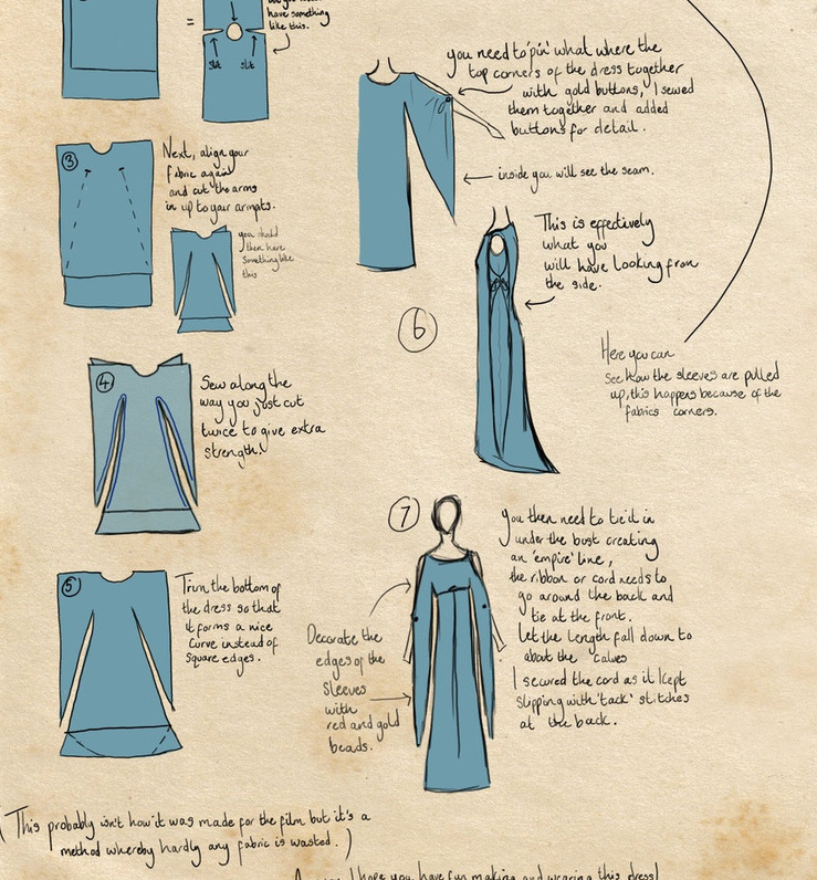 [Gratuit] Tuto de Robe de Guenièvre