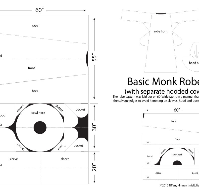 [Gratuit] Tuto robe de moine